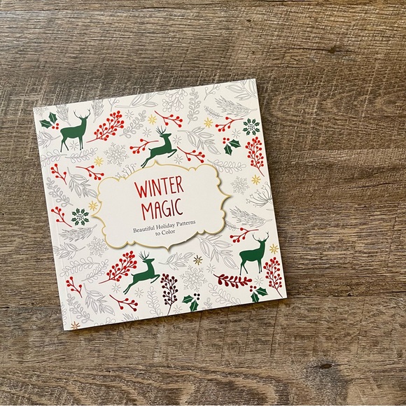Other | Winter Magic Coloring Book Adult Coloring Book | Poshmark